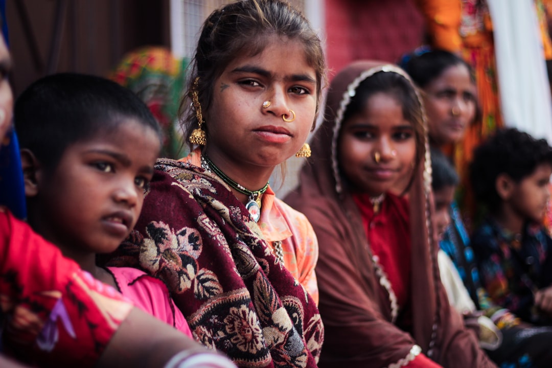 Photo Children, braids